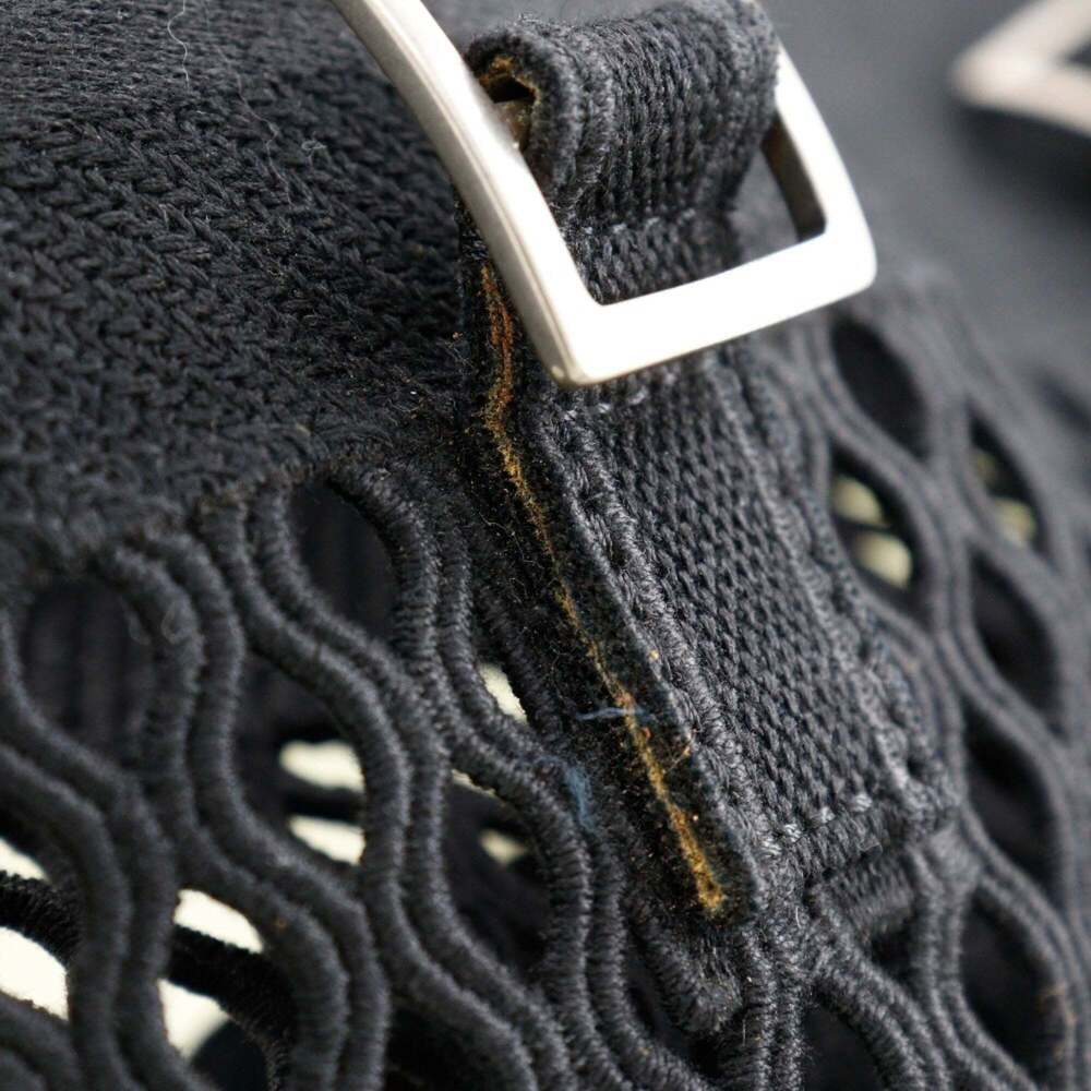 CHRISTIAN DIOR Black Canvas Messenger Shoulder Bag - Picture 6 of 11